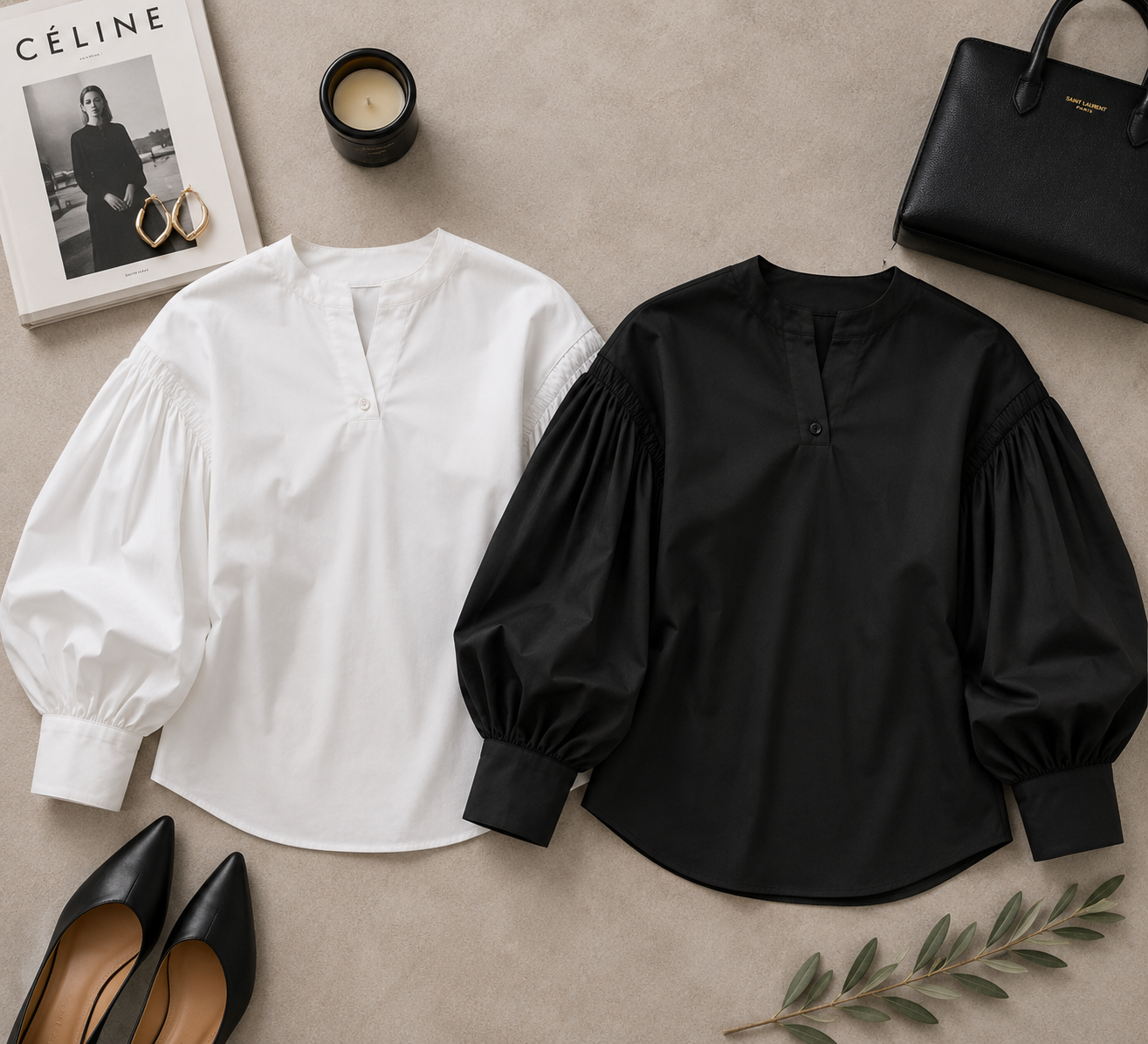 Gracefully Gathered Blouse|PREORDER