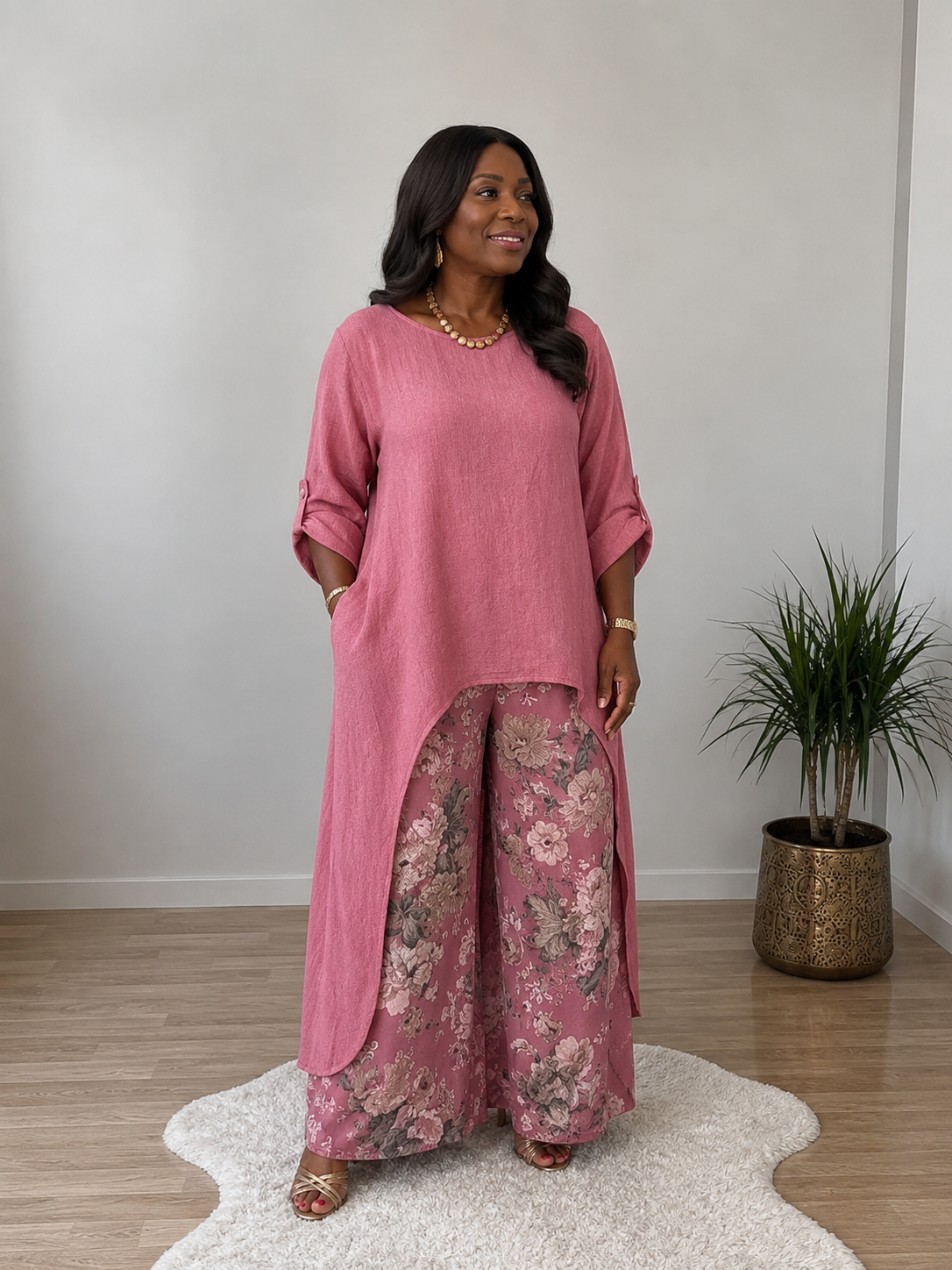 The Serenity Two Piece Linen Set