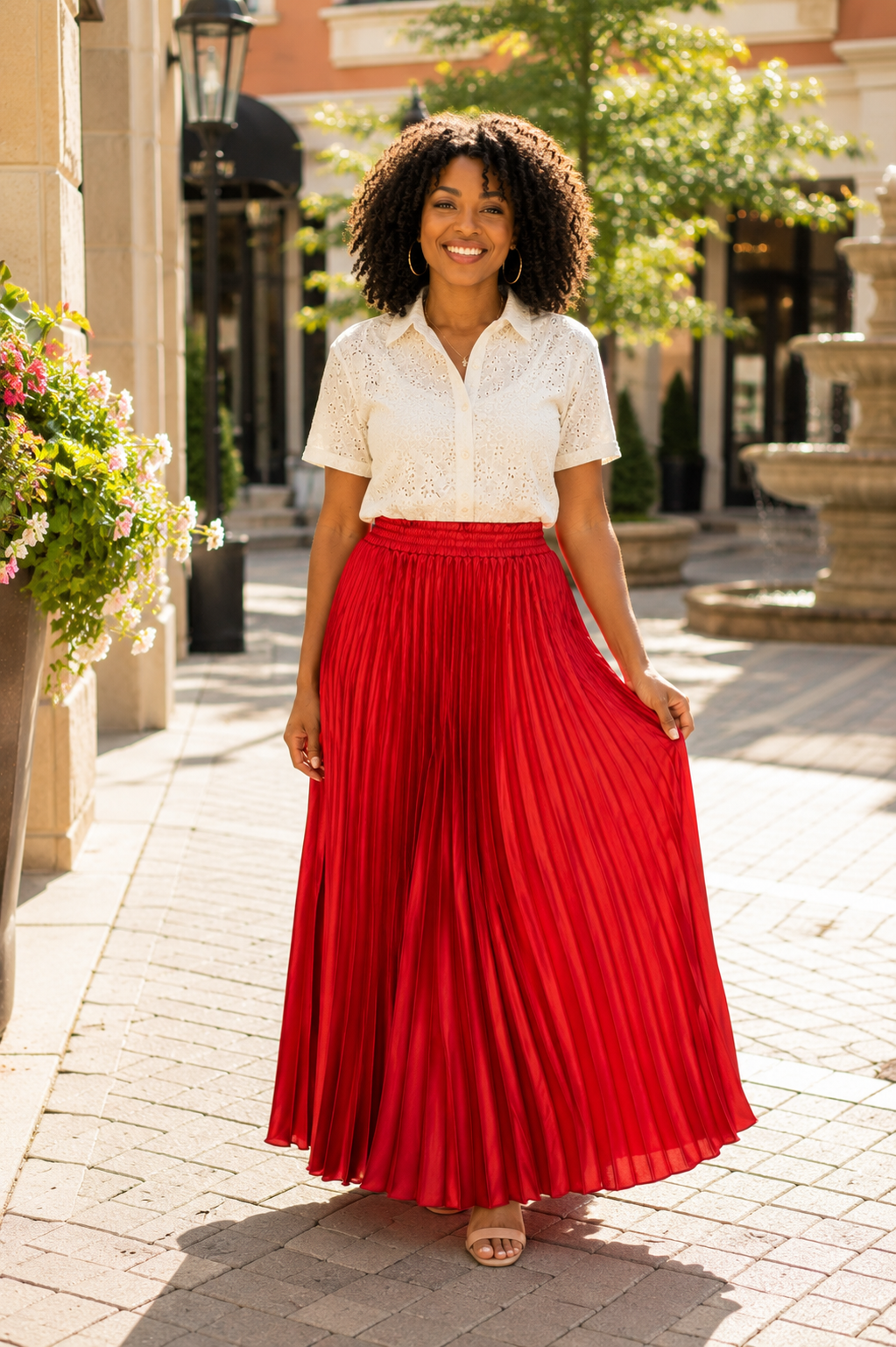 Grace in Motion Pleated Skirt| PREORDER