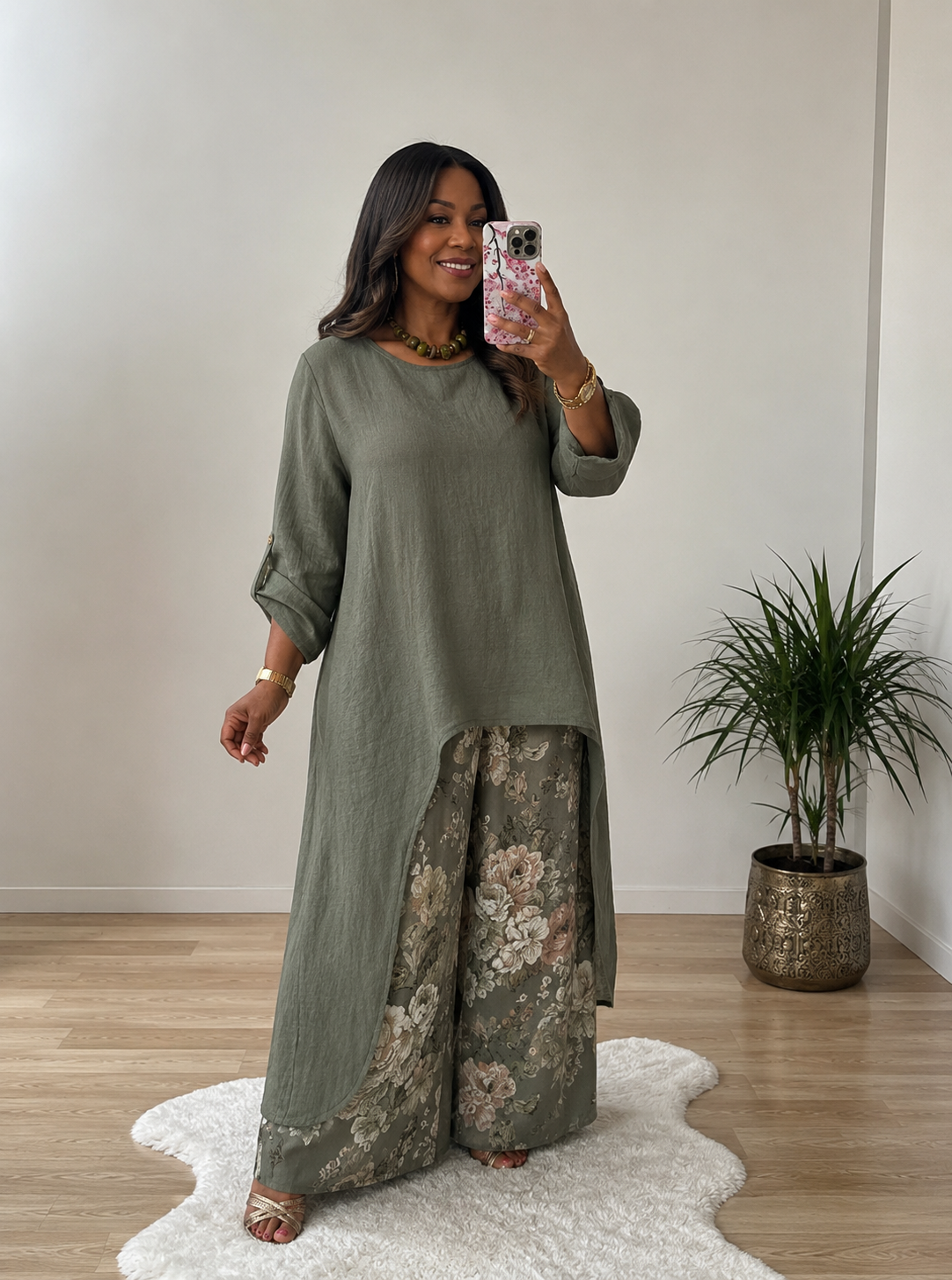 The Serenity Two Piece Linen Set