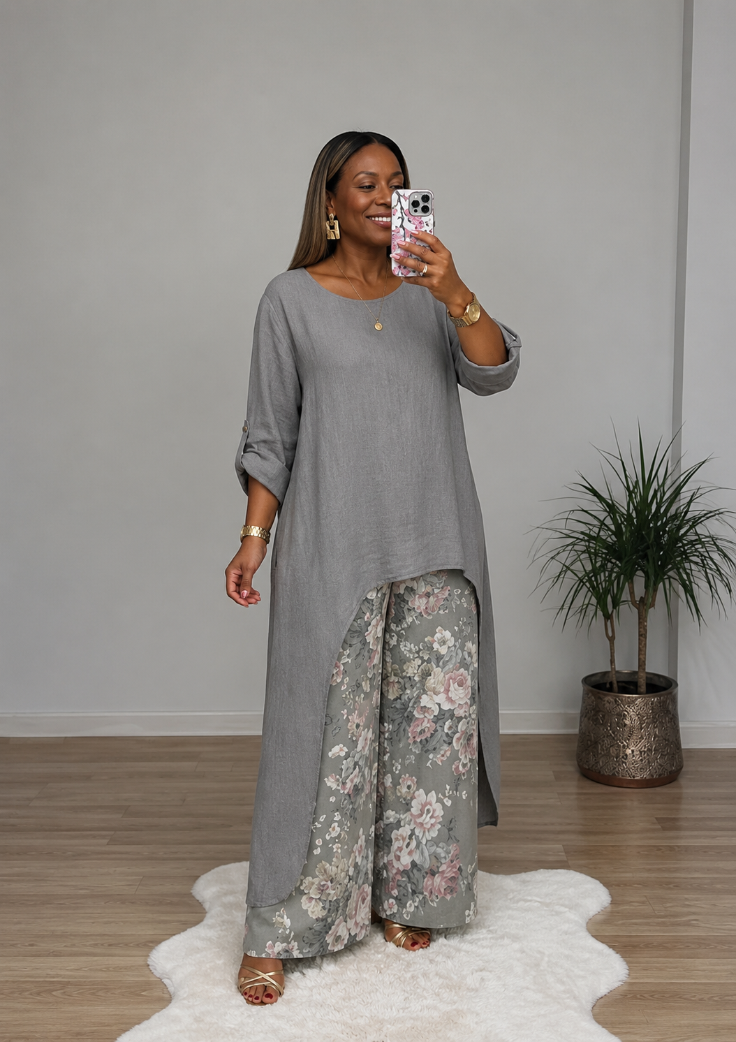 The Serenity Two Piece Linen Set