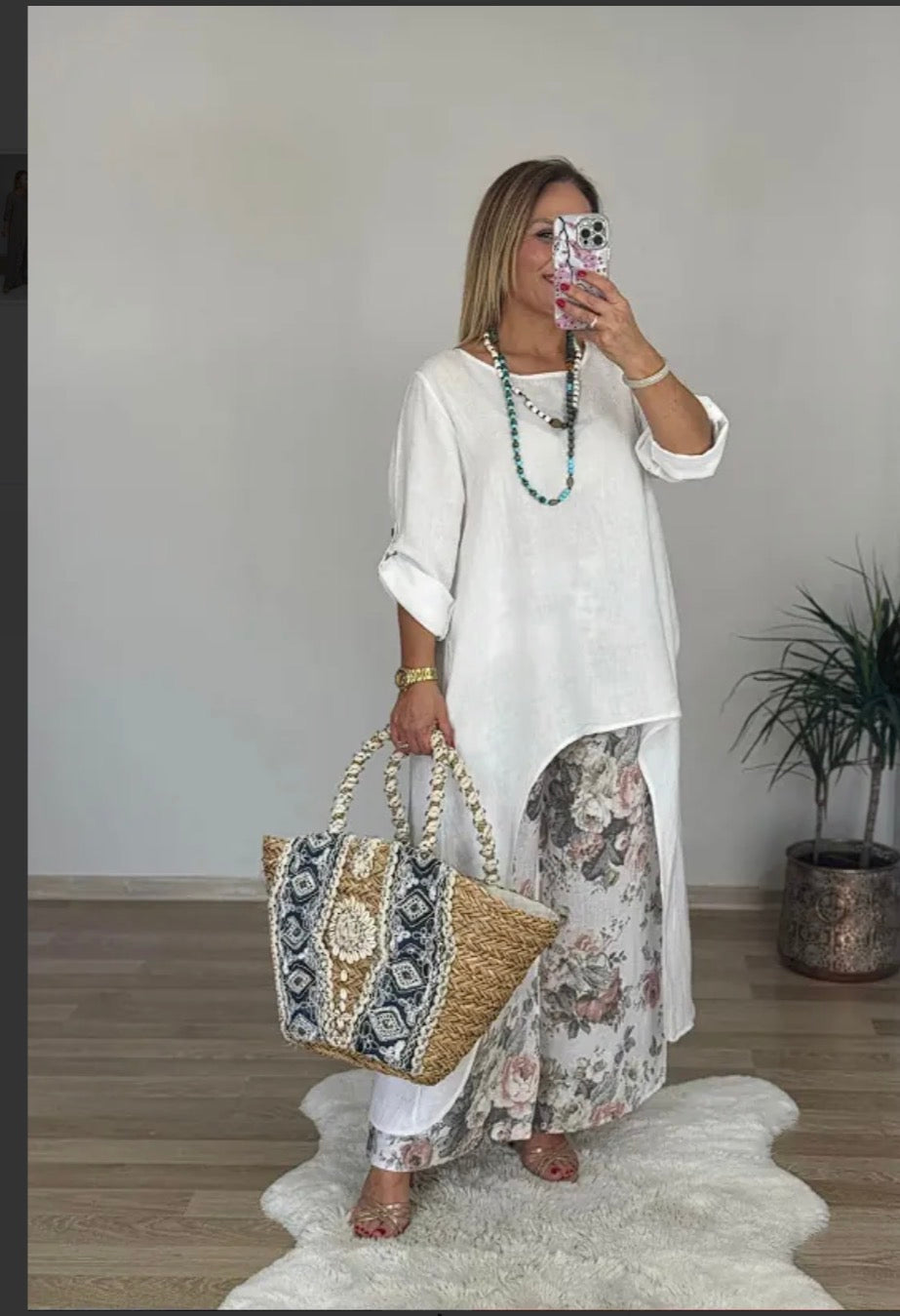 The Serenity Two Piece Linen Set