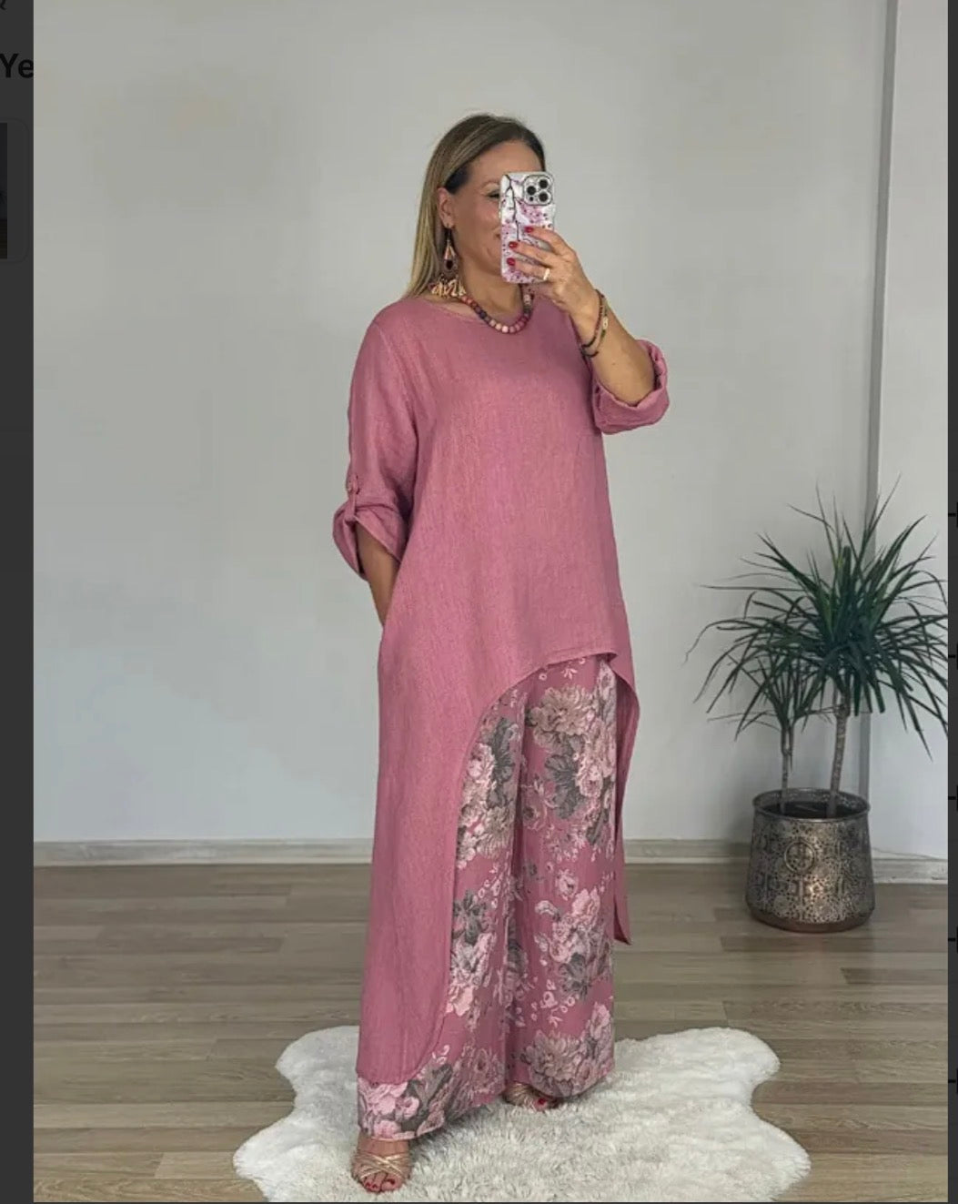 The Serenity Two Piece Linen Set
